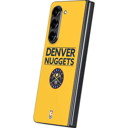 NBA Denver Nuggets Standard - Blue Galaxy Z Fold5 5G Skin
